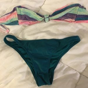 Aerie bandeau swim suit